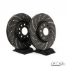 Disco de freno Ebc rayado y perforado Renault Clio 3 rs